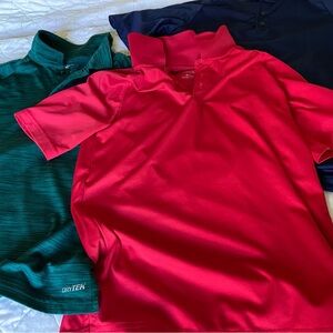 Kids Polo Shirt lot of 3 polos , one Dri-Tek and two generic